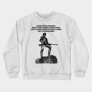 Stand Your Ground (Large Dark Design) Crewneck Sweatshirt